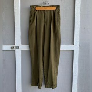 Vintage 90s Lizsport Green Trousers